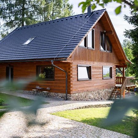 Moderni Sumavska Roubenka S Vyhledem Na Boubin Villa Vimperk Eksteriør bilde